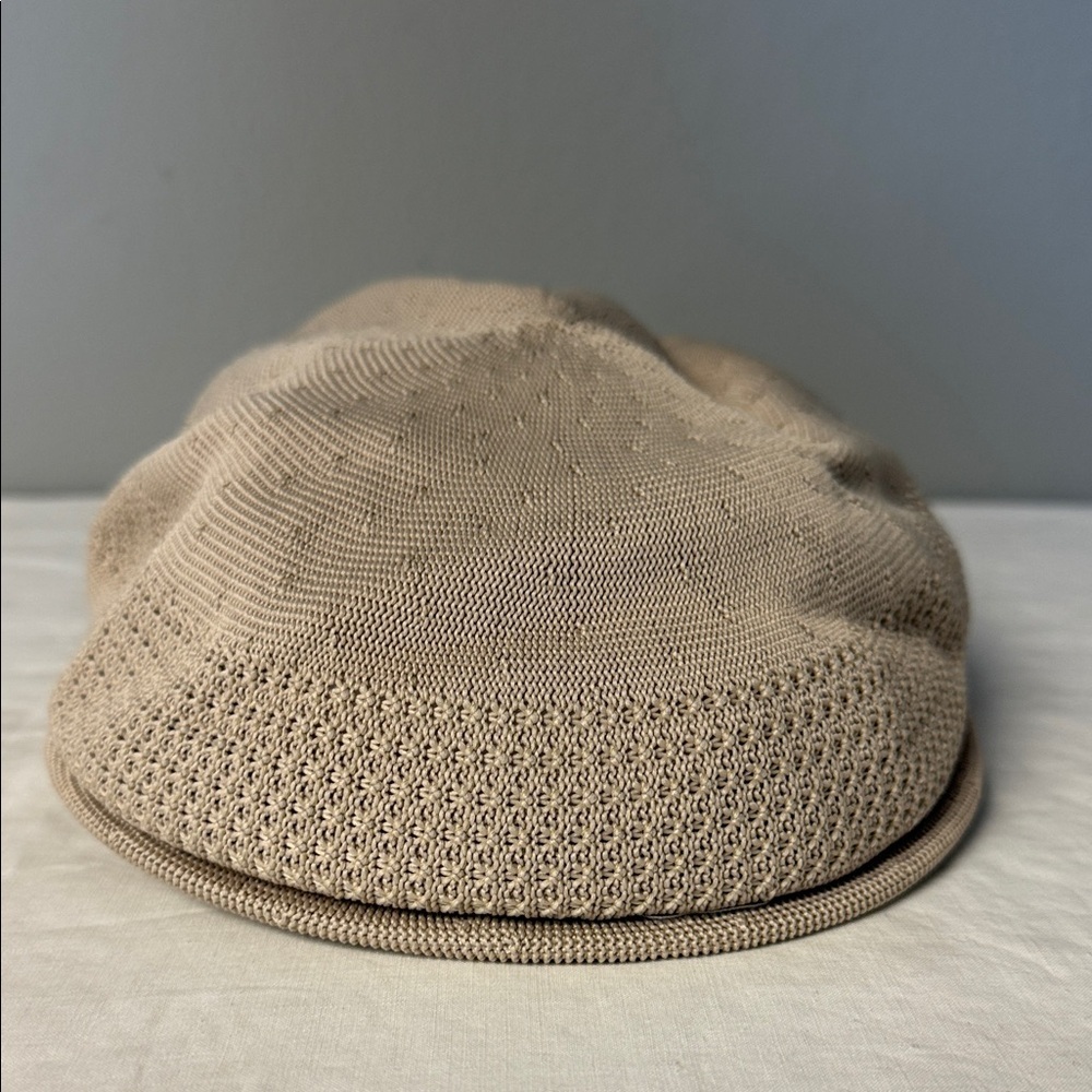 Kangol Tropic 504 Ventair Flat Cap Beige Medium